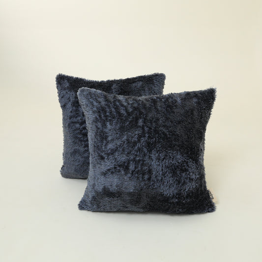Fur Plush Cushion Covers - (Pack of 2)