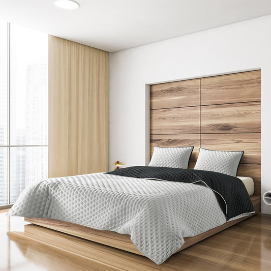 Ultrasonic Quilted Microfiber Bedspread Set