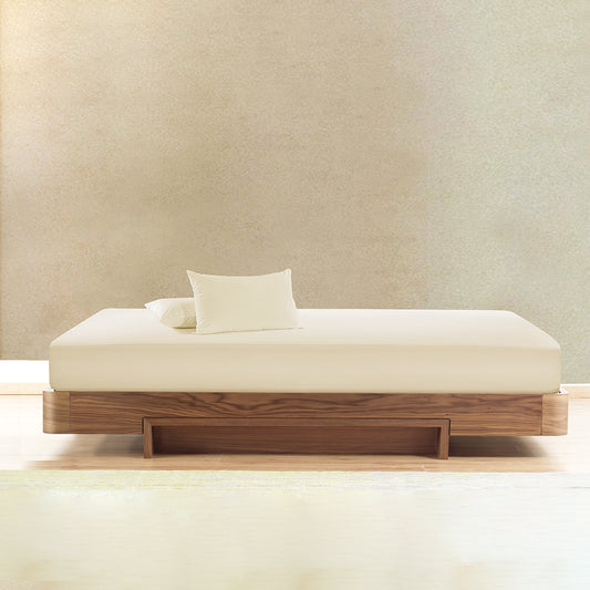 Microfiber Cream Fitted Sheet Set