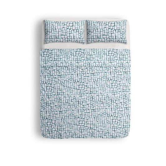 Mosaic Block Bed Sheet Set