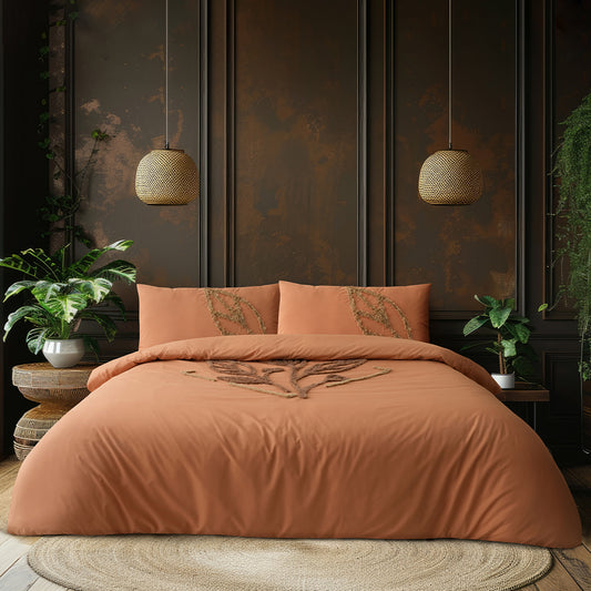 Amber Soul Tufted Duvet Set - Amber