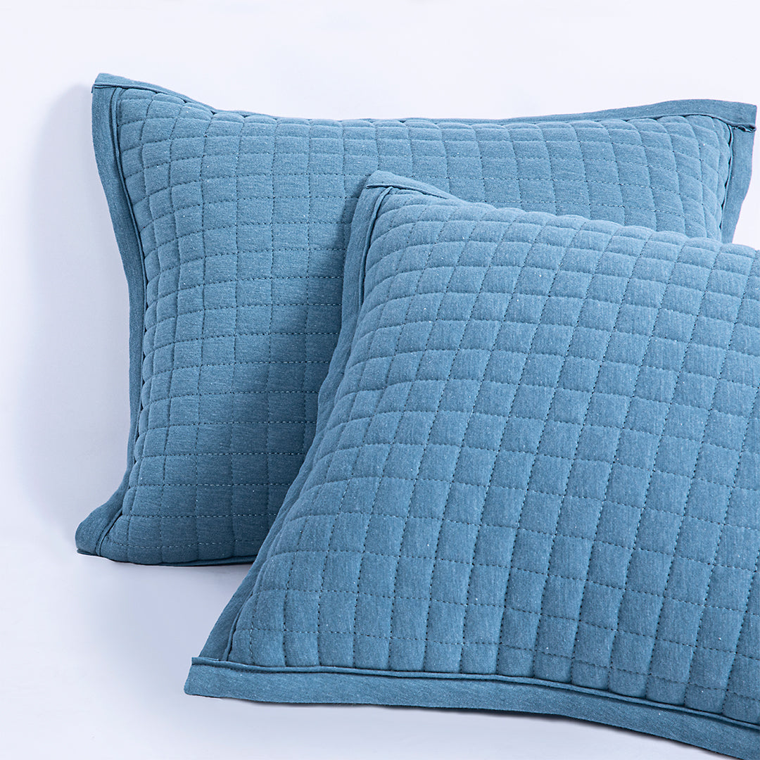Blue Jersey Cushions (Pack of 2)