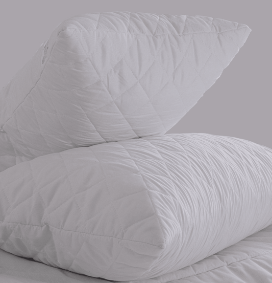 Diamond Pillow 4" Box Filled  (Pack of 2)